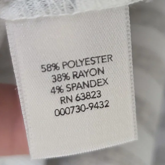 CJ Banks Gray White Striped Open Front Cardigan Sweater 1X Plus Size - Picture 6 of 11